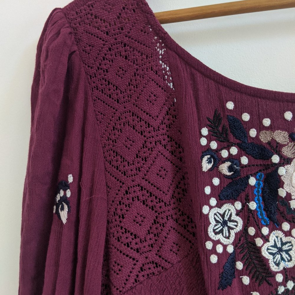 Free People | Mohave Embroidered Woven Mini Dress - Picture 8 of 10